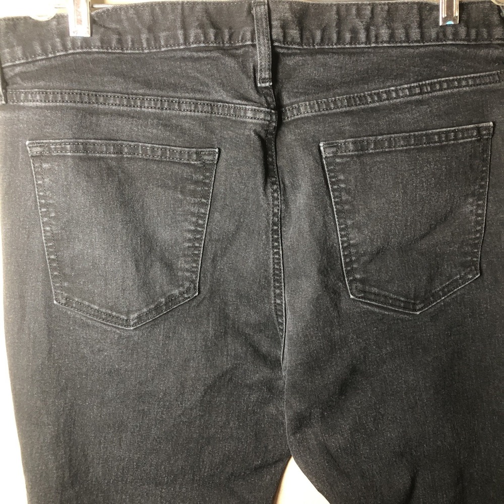 Old Navy Pants Mens Black Denim Slim Built In Flex Size 36 X 23.5 Inseam - Picture 4 of 7